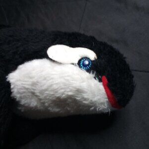 Vintage Knickerbocker Shamu Killer Whale Sea World Orca Plush Large 19"